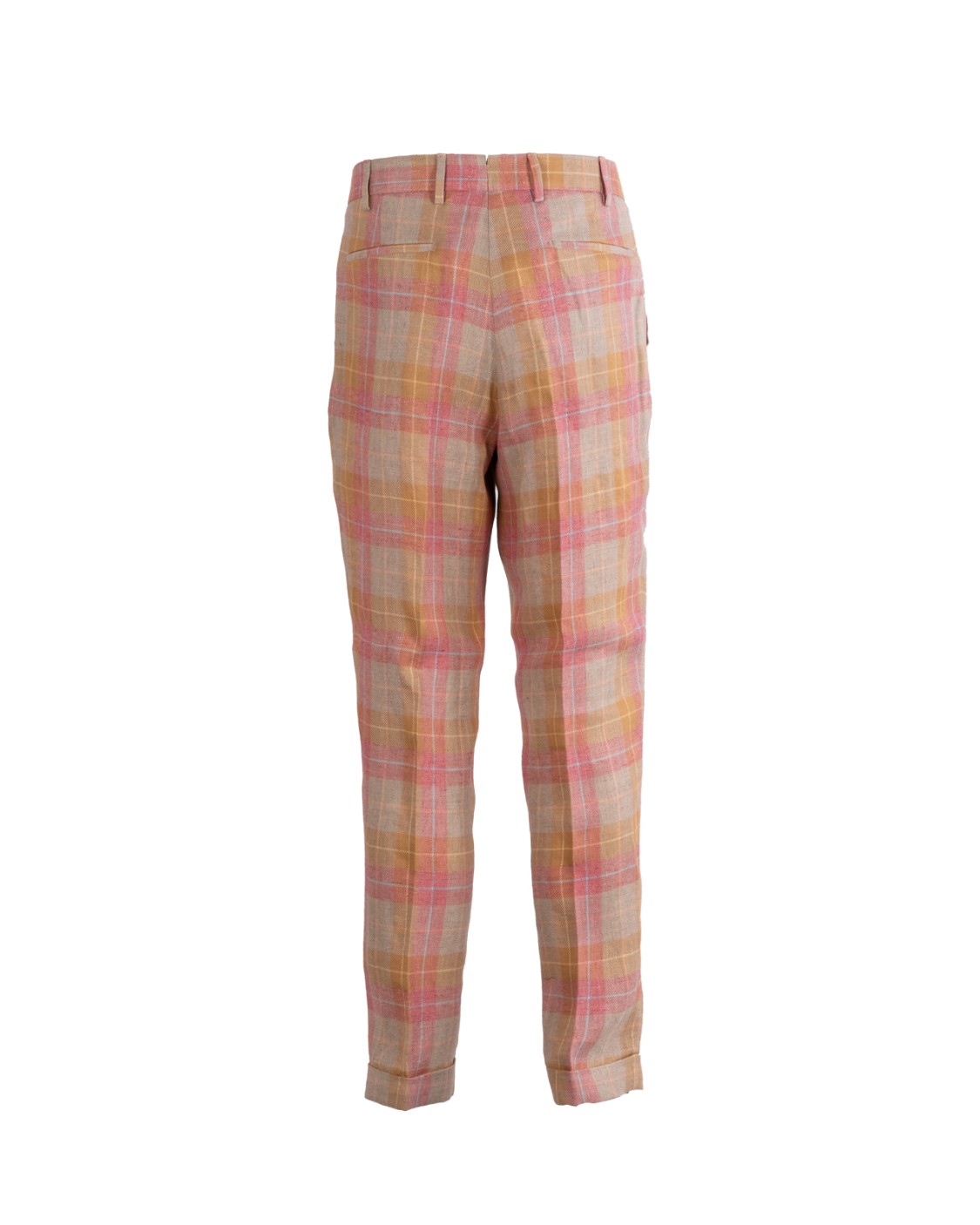 shop GERMANO Saldi Pantalone: Germano pantaloni a quadri in misto lino.
Chiusura con bottone e cerniera.
Tasche americane davanti, a filetto dietro.
Composizione: 76% Lino, 24% Cotone.
Made in Italy.. 8717 CSG-0351ROSA number 7594779